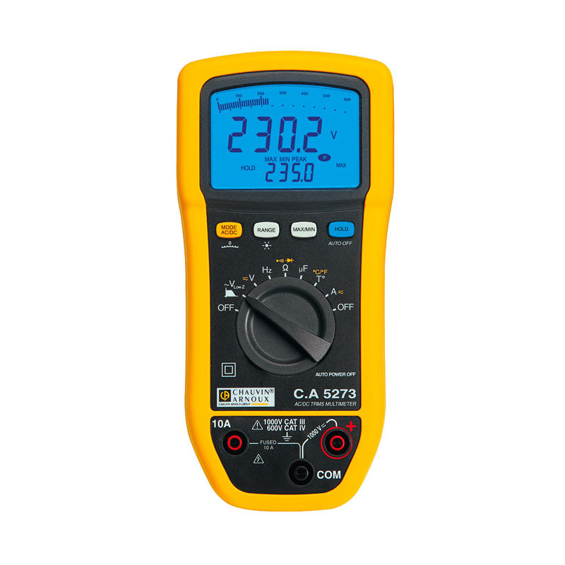 Chauvin Arnoux C.A 5273 – multimetr cyfrowy TRMS, True RMS, IP54, CAT